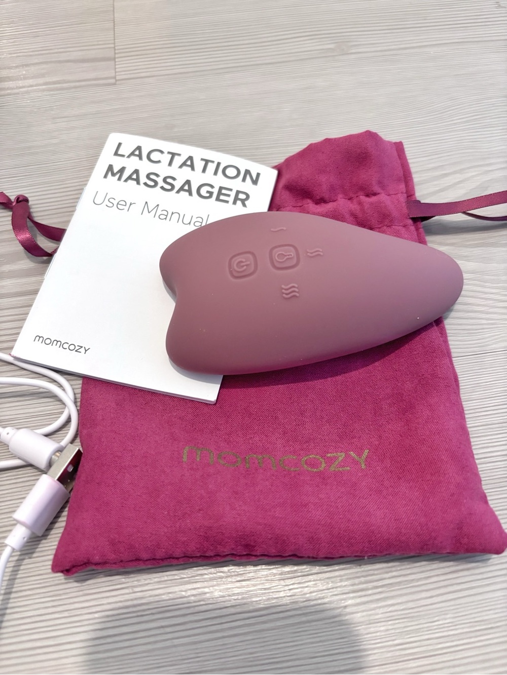 Momcozy Lactation Massager - Mauve